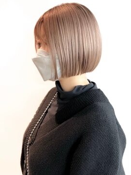 ゴカン バイ ジル ブラン 名古屋(Gokan by JIL BLAN) ハイライトバレイヤージュダブルカラーボブカット30代40代