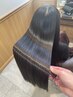 《気になる部分に》顔まわりor前髪部分ストレート＋カット