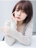 【unica緑地公園】マロンベージュ×ボブスタイル