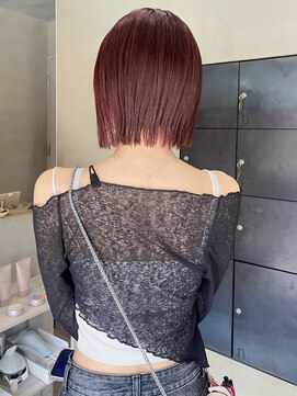 ヘアー アイス ルーチェ(HAIR ICI LUCE) ブリーチなしカラー/レイヤーボブ/上田