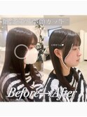 前髪◎レイヤーカット◎髪質改善トリートメント/ブラウン本厚木