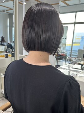 コト 福井大和田店(coto) 福井　大和田　切りっぱなしボブ　ミニボブ　似合わせカット