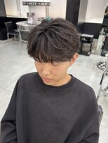 ネクスト 静岡店(NEXT)&nbsp;MEN'S HAIR/ブルーブラック/スペインカール/韓国マッシュ