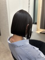 ポール 行徳店&nbsp;髪質改善ストレート×ぱっつんボブ