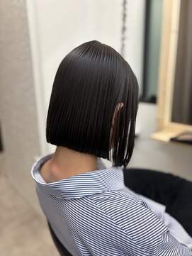 ポール 行徳店 髪質改善ストレート×ぱっつんボブ行徳ヘッドスパ|行徳ボブ|行徳
