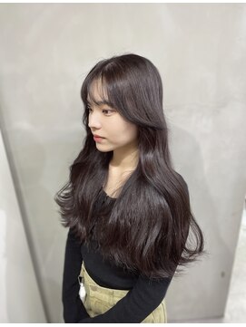 ジーナ 天神(Zina) ワンホンヘア/ラベンダーブラウン