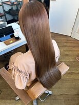 リノプラス 大阪南森町店(Lino Plus)&nbsp;ピンクベージュ×ミネコラトリートメント