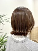 フェイスレイヤー/ミニボブ/グレージュ/楠原やすよ