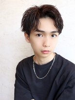 ゴート(GOATO) 緩めツイストスパイラル センターパート ツーブロック