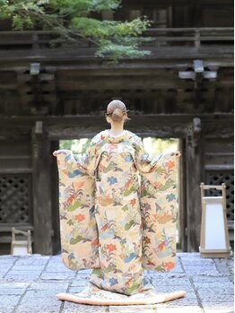 ミネヘアアンドメイク高知店の写真/プロの技術で着崩れしにくく華やかで可愛いSTYLE長続き!ブライダル前撮りも受付中◎