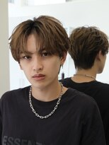 ビカムメンズヘアー 栄店(become men's hair)&nbsp;シースルーコンママッシュ韓国