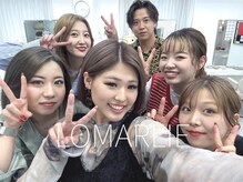 【チームLOMARLIE】ブリーチなしダブルカラー/ブリーチダブルカラー/韓国レイヤー/顔周りカット/前髪カット