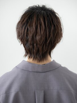 モッズヘア メン 南越谷南口店(mod's hair men) 20代30代アースカラーニュアンスパーマ束感メンズショートf