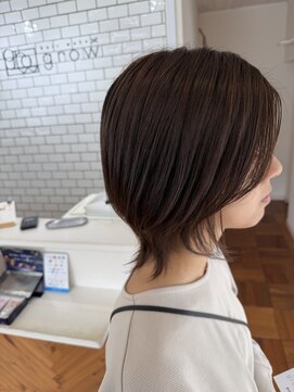 ヘアーメイク グロー(hair make grow) ミディアムウルフボブ