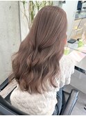 渋谷ブリーチカラーレイヤーカットヘーゼルベージュモカベージュ