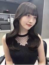 【色気溢れる艶髪へ♪】レイヤーカット+カラー+美髪3stepTR_￥12800→￥9900[ハッシュカット/くびれ巻き]