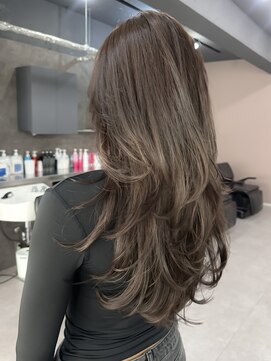 レブ 四条烏丸(Reb,) バタフライレイヤー/透明感ブラウン