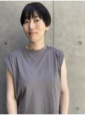 mash cut切りっぱなしボブエアリーロング美髪ピンクブラウン