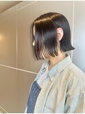ダークアッシュ/似合わせカット/ミディアムレイヤー