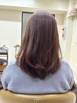 アローム(alom)&nbsp;透け感ピンクブラウン