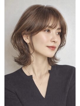 ハーツ(Heart's) 大人ミディアム　白髪ぼかし　脱白髪染めハイライト40代50代60代