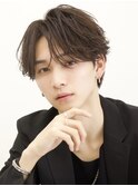 MEN’S/リバースセンターパート/ニュアンスパーマ/渋谷