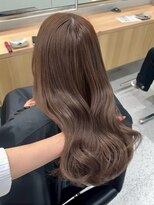 ペレ 原宿(PELE)&nbsp;イメチェン/ピンクベージュ/アンブレラカラー/前髪/原宿