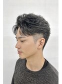 春カラー◆くせ毛◎毛流れカット/センターパート/ツーブロック