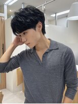 ハニー 町田(HONEY)&nbsp;アップバング/シャドウパーマ/黒髪