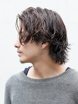バイフィフス 原宿/表参道(by fifth)&nbsp;原宿サーフカールメンズカットセンターパートウルフスタイル