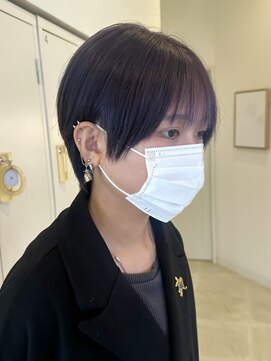 サラ ビューティー サイト 古賀店(SARA Beauty Sight) パープル/ラベンダー/メンズライク/ショート/10代20代30代