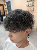 波巻きスパイラル×ホワイトメッシュ