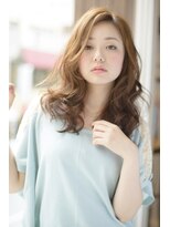 ヘアーアンドメイク シーク 八王子(HAIR&MAKE SeeK) セクシーミディアム×ホワイトベージュ