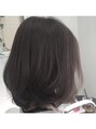 ヘアー キューブ 桜木店(hair cube)&nbsp;ブルージュと言う色ですが、ただいま模索中です