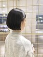 テラス アヴェダ 大丸心斎橋店(Terrace AVEDA)&nbsp;ドライヤーだけでスタイリングが決まるショートボブにカット