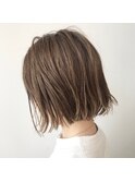 切りっぱなしニュアンスヘア