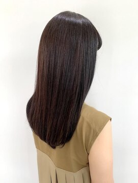 ヘアーアンドスパ フェリーチェ ミチ 野田屋町店(HAIR&SPA felice MICHI) 【佐藤夏美】白髪染めきれいめロング