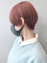 アイティーバイアルバム 藤沢店(IT by ALBUM)&nbsp;耳掛けショート_くすみブルーミニウルフテラコッタ_ba328141