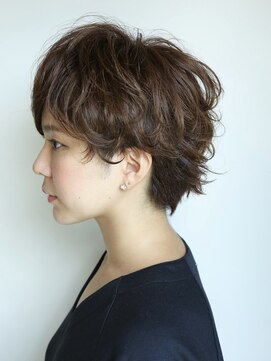 デアカラー 蒔田店(Dea Color) ショコラベージュ外国人風大人ショート