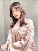 表参道roijir 　小顔シースルーバング×韓国風巻き