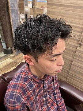 銀座マツナガ 神田店 20代30代◎時短セットツーブロ刈り上げツイストスパイラル