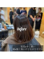 ループス 大倉山店(LOOPS)&nbsp;超高濃度水素ケアストレート+極みシルクトリートメント