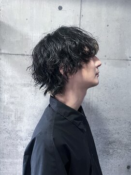 オムファミーユラグ(homme, famille raugh) スパイラルパーマ