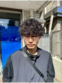 強め 波巻きパーマ 波巻きスパイラル マッシュ プードルパーマ