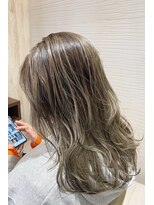 ヘアメイク アリエス 岩切店(HAIR MAKE aries) ミルクティーベージュカラー ［色落ちもキレイ伸びても平気］