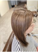 【白髪ぼかし】ハイライトスモーキーベージュ