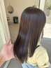 カット+髪質改善ストレート　￥22000