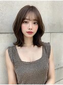 大人可愛い20代30代40代小顔ウルフレイヤーボブ丸みショートボブ