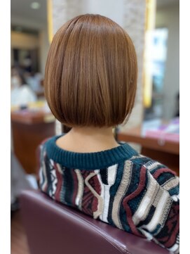 ガーデン アクロスプラザ足利店(garden) 大人ボブ／グラデーションボブ/ミルクティーブラウン