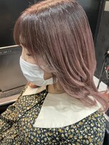 ヘアーデザイン ジェルム(Hair Design germe)&nbsp;ピンクベージュカラー #しのだスペシャル